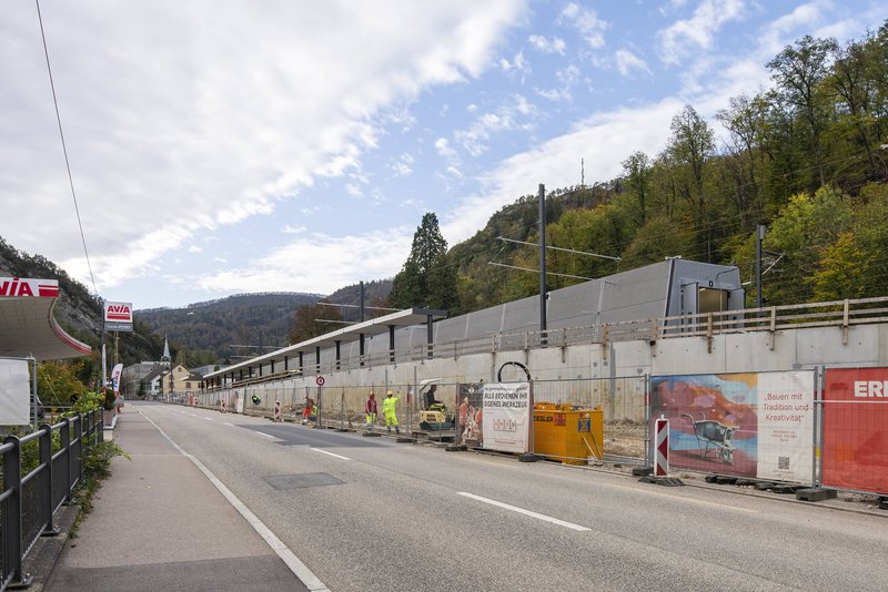 Neubau Bahnhof, Waldenburg